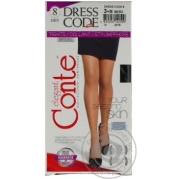 Conte Elegant Dress Code Nero Women's Tights 8den 3s - buy, prices for ULTRAMARKET - photo 2