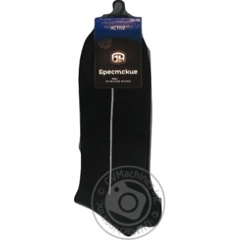 Brestskiye Active Men's Black Socks size 29 - buy, prices for EKO Market - photo 2