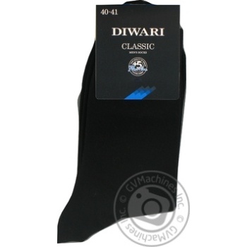 Diwari Classic Men's Socks s.25 000 black 5C-08SP - buy, prices for - photo 8