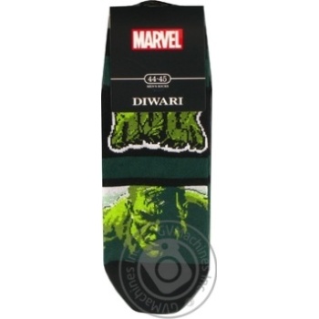 Diwari Marvel Men's Socks s.29 063 dark green 17C-141SPM - buy, prices for NOVUS - photo 2