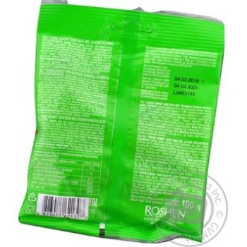 Цукерки желейні Roshen Yummi Gummi Mini Bear Mix 100г купити, ціни на МегаМаркет - фото 4