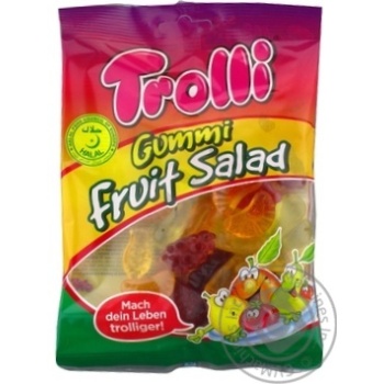 Конфеты Trolli Фруктовый салат фруктовые жевательные 175г купить, цены на МегаМаркет - фото 1