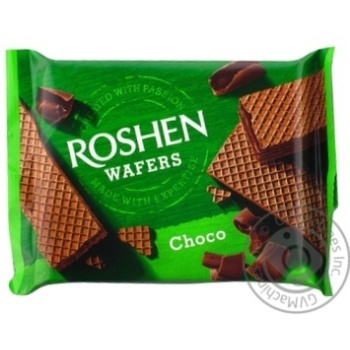 Вафлі Roshen Wafers шоколад 72г купити, ціни на МегаМаркет - фото 7