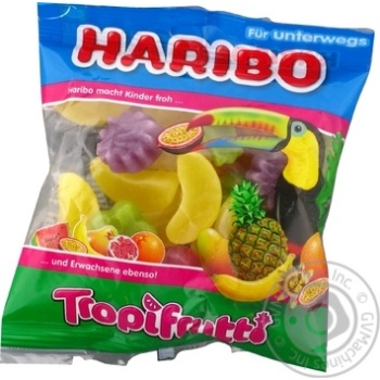 Конфеты жевательные Haribo Тропические фрукты 100г купить, цены на МегаМаркет - фото 1