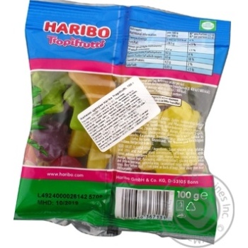 Haribo Tropifruti tropical fruit jelly candy 100g - buy, prices for MegaMarket - photo 4