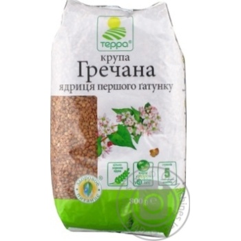 Groats buckwheat Terra 800g - buy, prices for MegaMarket - photo 1