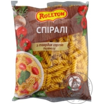 Макаронні вироби Спіралі Роллтон 400г купить, цены на МегаМаркет - фото 1