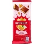 Korona orange + cream milk chocolate 85g