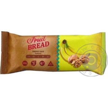 Sladkiy mir sugar free banana fruit bread 60g - buy, prices for MegaMarket - photo 1