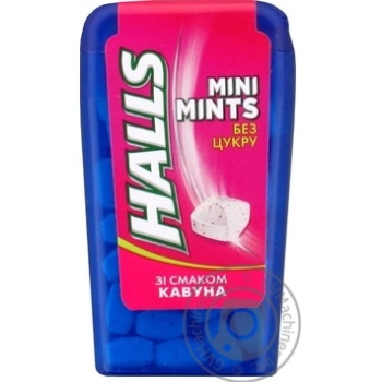 Конфеты Halls Mint mini со вкусом арбуза 12.5г купить, цены на МегаМаркет - фото 1