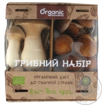 Грибной набор Эринги + Шиитаке Нико Агро Холдинг Organic Innovations органический 250г купить, цены на МегаМаркет - фото 1