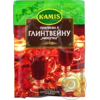 Приправа к глинтвейну Кamis Минутка 40г купить, цены на МегаМаркет - фото 1