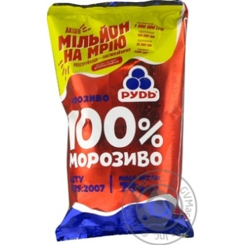 Rud Ice-cream 100% - buy, prices for MegaMarket - photo 1