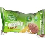 Морозиво Белая Бяроза пломбір з какао у вафельному стакані 70г