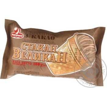 Lasunka with cacao and boiled condensed milk ice-cream 100g - buy, prices for MegaMarket - photo 7