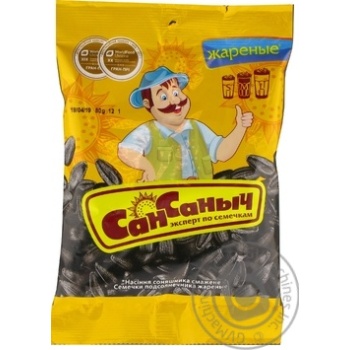 San Sanych Roasted Sunflower Seeds - buy, prices for MegaMarket - photo 1