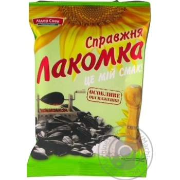Семечки Лакомка жареные соленые 120г купить, цены на МегаМаркет - фото 1