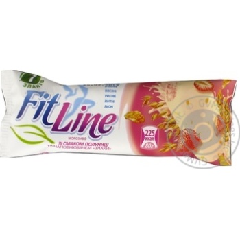 Морозиво Три ведмеді Fit Line Полуниця-злаки глазуроване на паличці 80г купити, ціни на МегаМаркет - фото 1