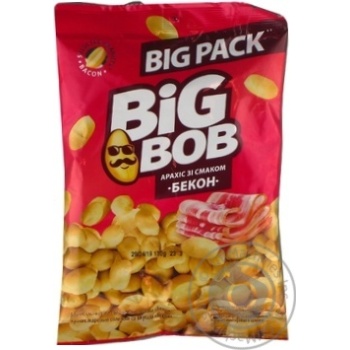 Big Bob with bacon fried peanuts 130g - buy, prices for MegaMarket - photo 1