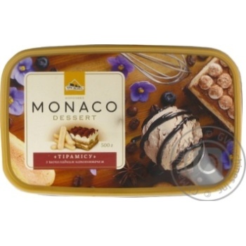 Морозиво Три Ведмеді Мonaco Dessert тірамісу 500г купити, ціни на МегаМаркет - фото 1