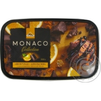 Мороженое Три Медведя Мonaco Collection шоколад-апельсин 500г купить, цены на МегаМаркет - фото 1