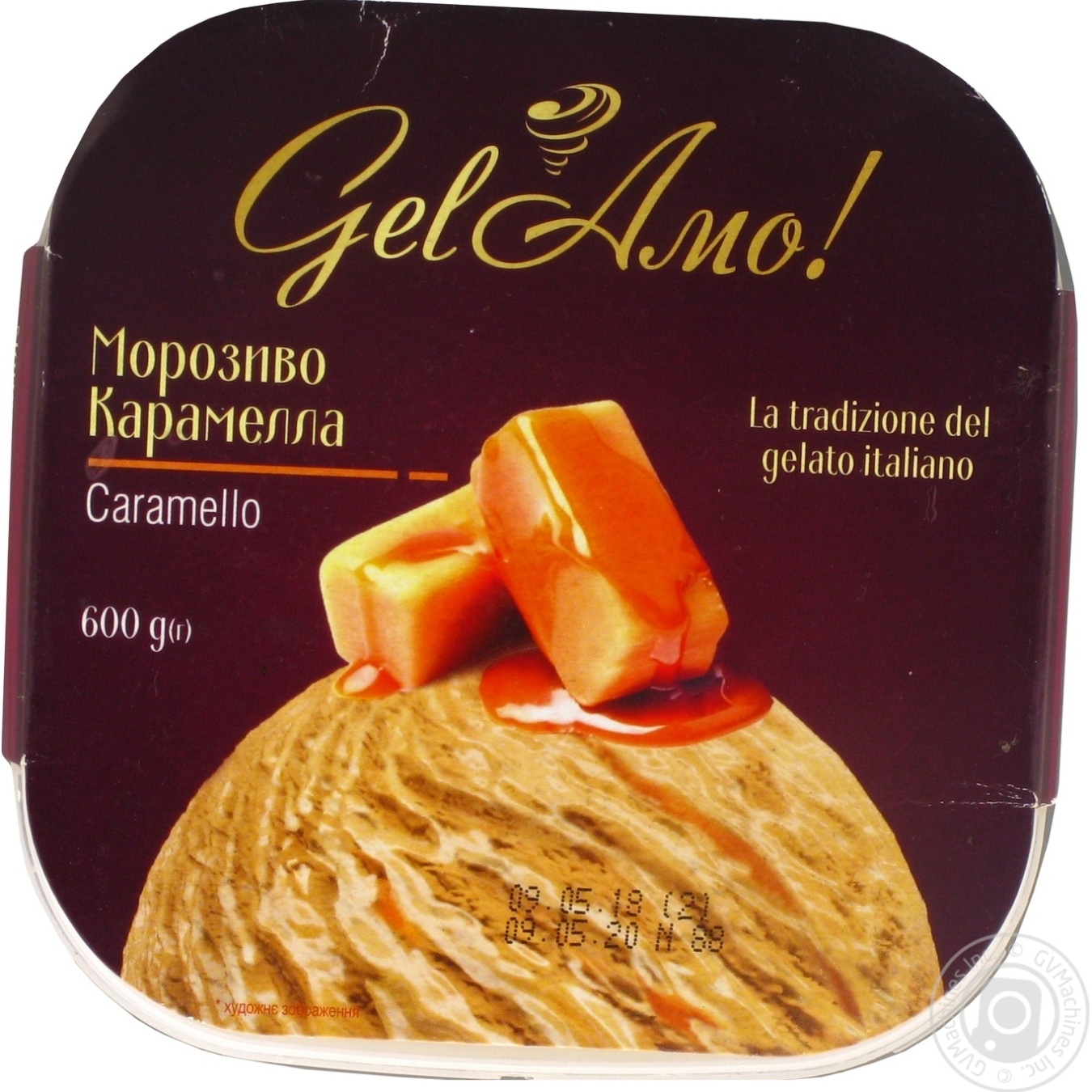 

Мороженое Gel'Amo Карамелла 600г