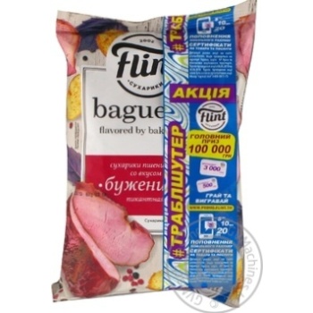 Багет Flint Baguette буженина пикантная 60г купить, цены на МегаМаркет - фото 1