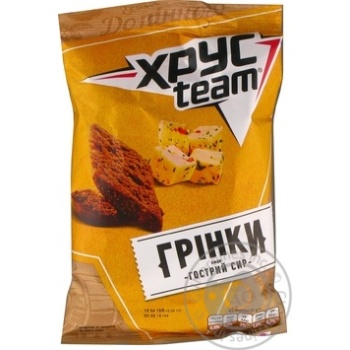 HrusTeam Croutons with spicy cheese taste 55g - buy, prices for MegaMarket - photo 3