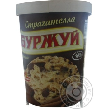 Морозиво Буржуй Ласунка страчателла 500г купити, ціни на МегаМаркет - фото 1
