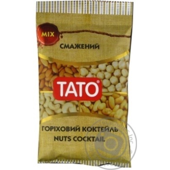 Ореховый коктейль ТАТО жареный 70г купить, цены на МегаМаркет - фото 1