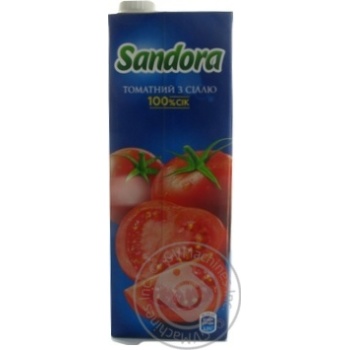 Сок Sandora томатный с солью 1,5л купить, цены на МегаМаркет - фото 1