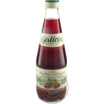 Galicia apple-cherry juice 0,3l glass - buy, prices for MegaMarket - photo 1