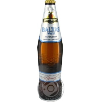 Пиво Svyturus Baltas White Hefeweizen светлое 5% 0,5л - купить, цены на NOVUS - фото 3