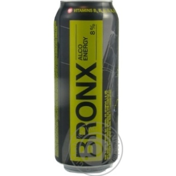 Bronx energy low-alcoholic drink can 8% 0,5l - buy, prices for MegaMarket - photo 1