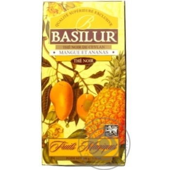 Чай заварний BASILUR манго-ананас 100г купити, ціни на МегаМаркет - фото 4