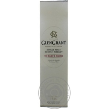 Whiskey Glen grant single malt 40% 1000ml glass bottle Scotland England - buy, prices for MegaMarket - photo 1