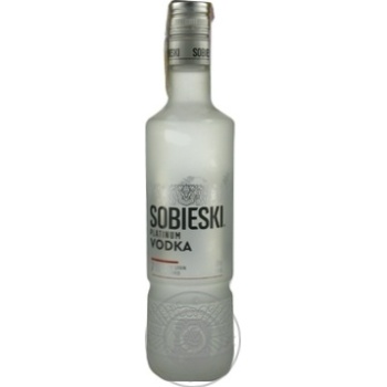 Горілка Sobieski Platinum 0,5л х6 купити, ціни на МегаМаркет - фото 1