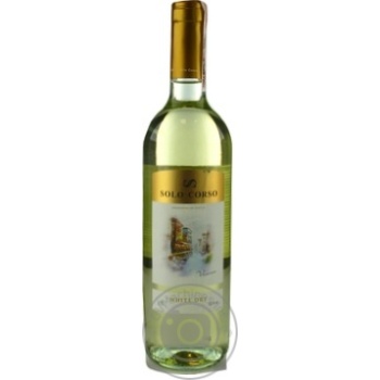 Solo Corso white dry wine 11,5% 0,75l - buy, prices for MegaMarket - photo 1