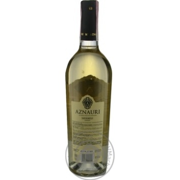 Wine Aznauri white dry 9-13% 750ml glass bottle Ukraine - buy, prices for MegaMarket - photo 2
