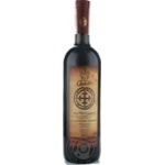 Wine Alazani valley red semisweet 13% 750ml