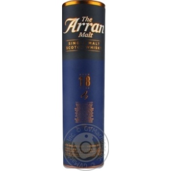 Whiskey Arran 46% 18yrs 700ml in tubes England - buy, prices for MegaMarket - photo 1