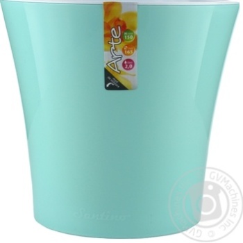 Santino Arte Menthol-white Flowerpot 2l - buy, prices for ULTRAMARKET - photo 1