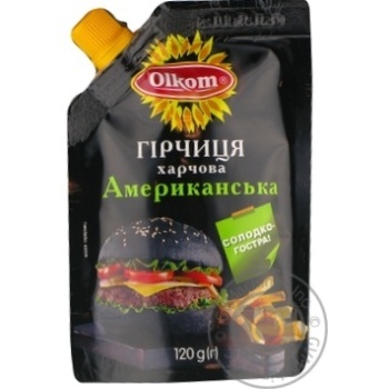 Mustard Olkom American 120g doypack - buy, prices for MegaMarket - photo 1