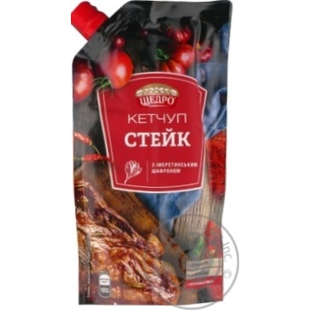 Ketchup Schedro Steak 250g doypack - buy, prices for MegaMarket - photo 1