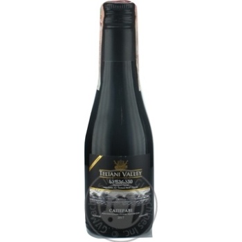 Wine saperavi Teliani valley red dry 13% 187ml glass bottle Georgia - buy, prices for MegaMarket - photo 3
