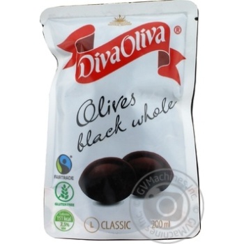 olive Diva oliva canned 200ml - buy, prices for MegaMarket - photo 1