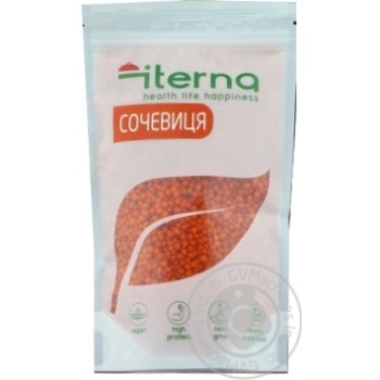 Сочевиця Iterna 400 г червона купити, ціни на МегаМаркет - фото 1