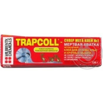 Клей Trapcoll для вилову шкідників та гизунів 135г х1 купити, ціни на МегаМаркет - фото 1