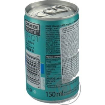 Oshee Magnesium + Vitamin B6 Drink 150ml - buy, prices for MegaMarket - photo 3