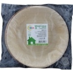 Тарілка TCM Natural дерев`яна D 22см 3шт х10